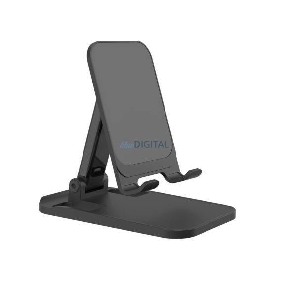 Asztali telefon / tablet tartó, dönthető / kihúzható, fekete, XO C67