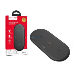 2in1 wireless töltő pad, 10W / 3A, fekete, Hoco CW23
