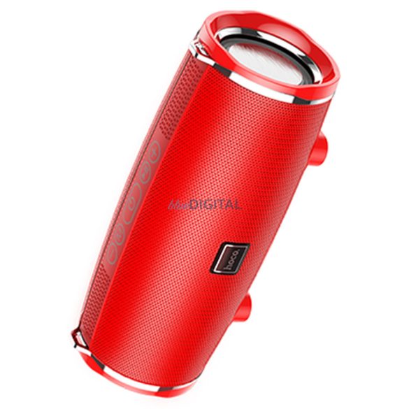 Hoco BS40 bluetooth hangszóró, 2x 7W, IPX5, vállra akasztható, piros