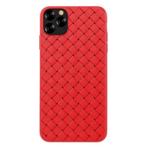 iPhone 11 Pro (5,8") hátlap tok, TPU tok, piros, Devia Woven