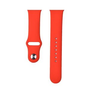 Apple Watch 1/2/3/4/5 okosóra szilikon szíj, piros, 42/44/45/49mm, Devia Deluxe Sport