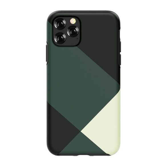 iPhone 11 Pro Max 2019 (6,5") hátlap tok, TPU tok, mintás tok, zöld, Devia Simple Style