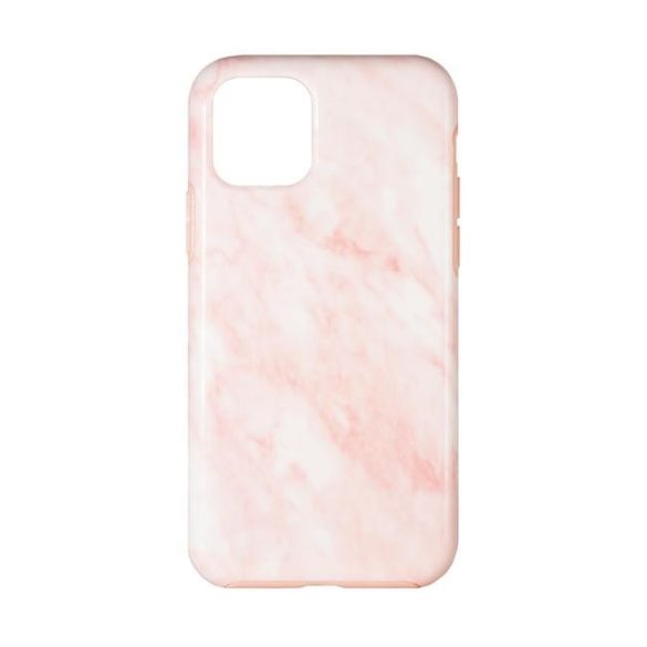iPhone 11 Pro Max 2019 (6,5") hátlap tok, TPU tok, márvány mintás, rózsaszín, Devia Marble
