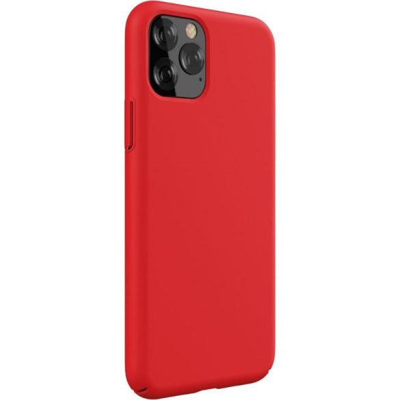 iPhone 11 Pro (5,8") hátlap tok, szilikon tok, piros, Devia Nature 