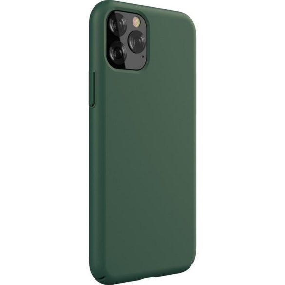 iPhone 11 Pro Max 2019 (6,5") hátlap tok, szilikon tok, zöld, Devia Nature 