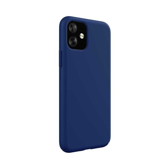 iPhone 11 Pro Max 2019 (6,5") hátlap tok, szilikon tok, kék, Devia Nature 