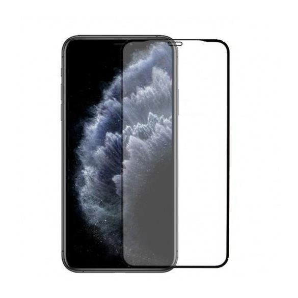 Devia iPhone 12 Pro Max (6,7") 3D matt fekete előlapi üvegfólia + hátlapi fólia