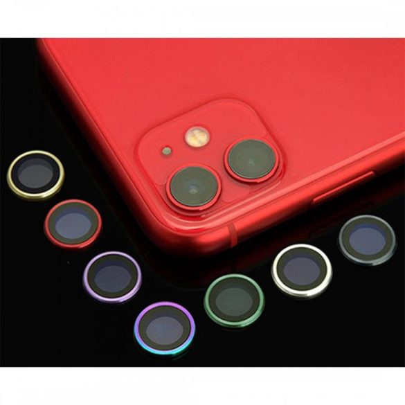 Devia iPhone 12 Pro Max (6,7") arany kamera lencsevédő üvegfólia