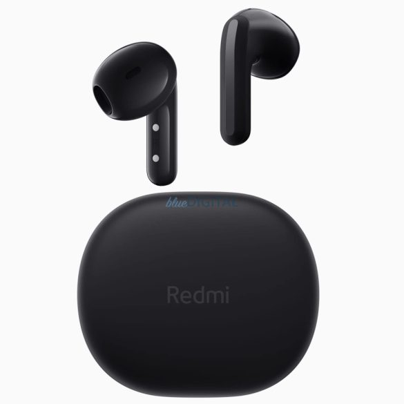 Stereo bluetooth headset vezeték nélküli töltőtokkal, TWS, fekete, Xiaomi Redmi Buds 4 Lite