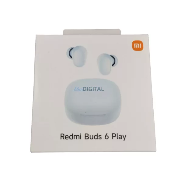 Stereo bluetooth headset vezeték nélküli töltőtokkal, TWS, kék, Xiaomi Redmi Buds 6 Play
