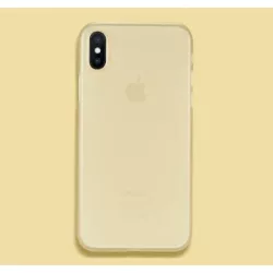   iPhone X / XS (5,8") hátlap tok, TPU tok, arany, matt, Joway BHK31