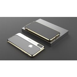   iPhone X / XS (5,8") hátlap tok, TPU tok, ezüst / átlátszó, Joway BHK37