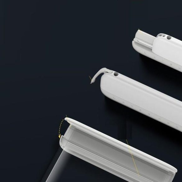 Univerzális vízálló telefontok, 7.2", átlátszó / fehér, PVC + ABS + szilikon, IPX8, Baseus Let's Go