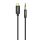 Baseus Type-C - jack (3.5mm) fekete audio / HF kábel 1.2m Baseus Type-C - jack (3.5mm) fekete audio / HF kábel 1.2m