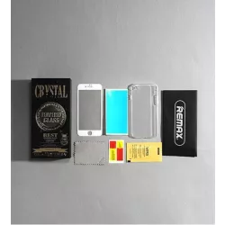   Samsung Galaxy S8 Plus előlapi üvegfólia, 3D PET, fehér, SM-G955, Remax GL-08