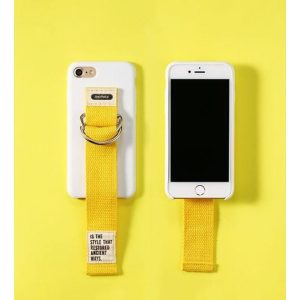 Remax RM-1643 iPhone 7 8 SE 2020 / SE 2022 (4,7") fehér szilikon tok szíjjal