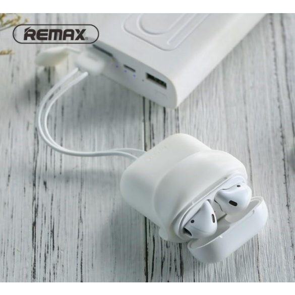 Remax RC-A6 fehér Apple AirPods töltő védőtok