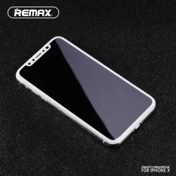   iPhone X / XS / 11 Pro (5,8") előlapi üvegfólia, 3D, fehér, Remax GL-04