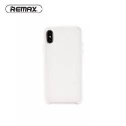   iPhone X / XS (5,8") szilikon tok, hátlap tok, fehér, matt, Remax RM-1613