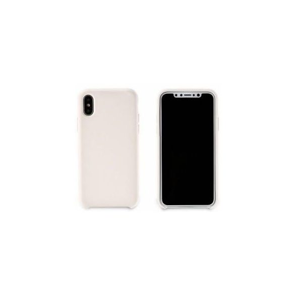 Remax RM-1613 iPhone X XS (5,8") szilikon tok, hátlap tok, fehér, matt