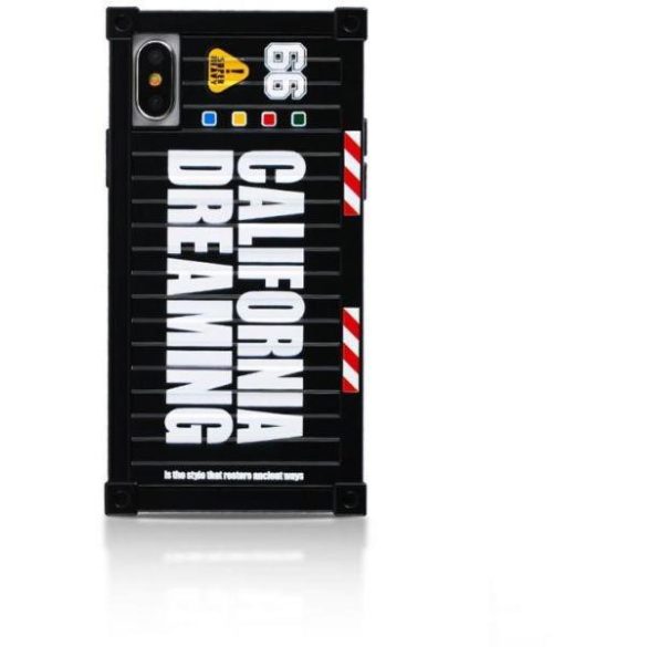 Remax RM-1657 iPhone X / XS (5,8") fekete szilikon hátlap tok
