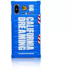   Remax RM-1657 iPhone X / XS (5,8") kék szilikon hátlap tok