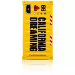   Remax RM-1657 iPhone X / XS (5,8") sárga szilikon hátlap tok