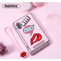   Remax RM-1646 iPhone X XS (5,8") rózsaszín szilikon hátlap tok