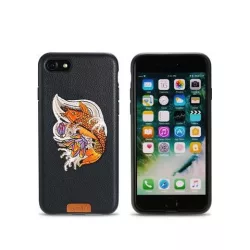  iPhone X / XS (5,8") hátlap tok, Nimo mintás, fekete, Remax RM-1636