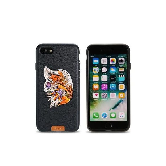 Remax RM-1636 iPhone X XS (5,8") fekete "Nimo" mintás hátlap tok