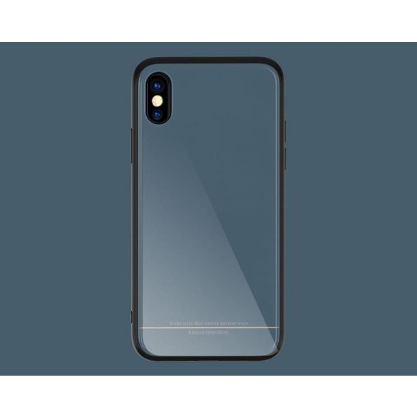 Remax RM-1653 iPhone X / XS (5,8") kék hátlap tok