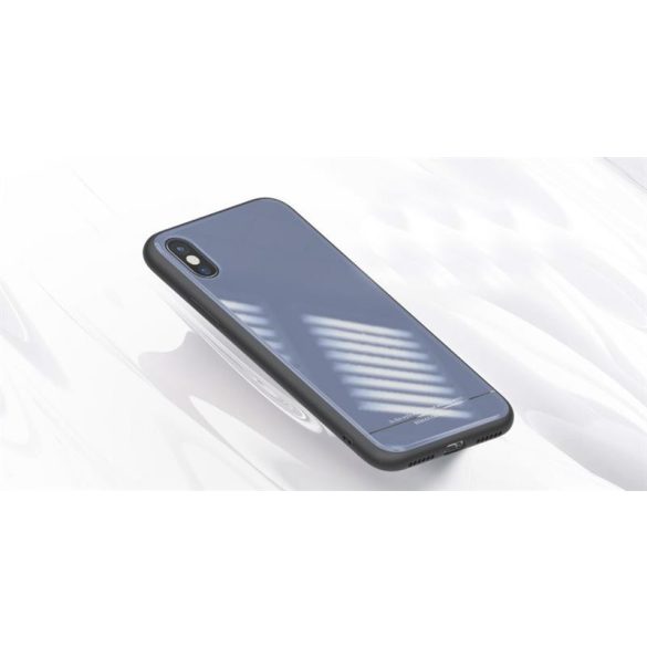 Remax RM-1653 iPhone X / XS (5,8") kék hátlap tok