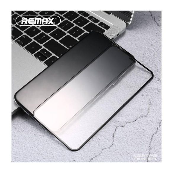 Remax GL-35 iPhone 7 8 Plus (5,5") fekete 9D előlapi betekintésvédő üvegfólia