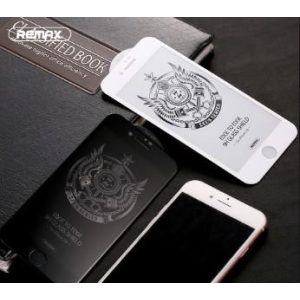 Remax GL-36 iPhone 7 8 Plus (5,5") fehér 3D matt előlapi üvegfólia