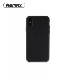   iPhone XS Max (6,5") szilikon tok, hátlap tok, fekete, matt, Remax RM-1613