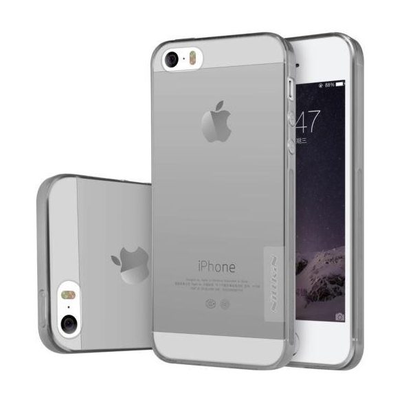 Nillkin Nature iPhone 6 6S Plus (5,5") szürke TPU szilikon prémium hátlap tok