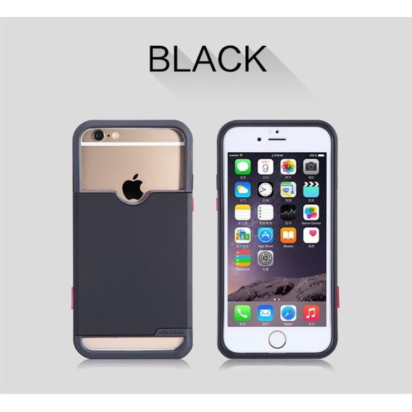 Nillkin Shield iPhone 6 6S Plus (5,5") fekete prémium hátlap tok