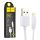 iPhone 8pin adatkábel, 2M, 2.4A, fehér, Hoco X1 iPhone 8pin adatkábel, 2M, 2.4A, fehér, Hoco X1