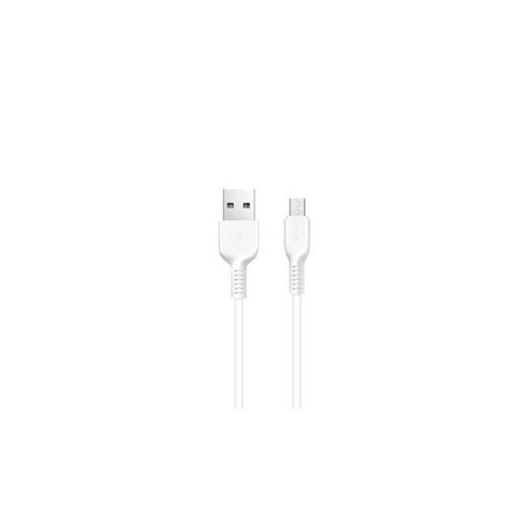 Hoco X20 Micro USB fehér adatkábel 1m 2.4A