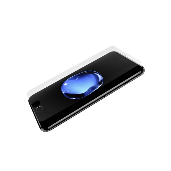 Dotfes E01 iPhone 6 6S (4,7") prémium előlapi üvegfólia csomag (3db üvegfólia + felhelyezést segítő keret)