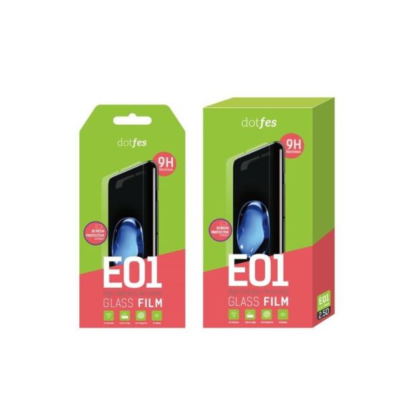 Dotfes E01 iPhone 6 6S Plus (5,5") prémium előlapi üvegfólia csomag (3db üvegfólia + felhelyezést segítő keret)