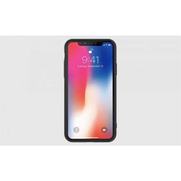 Dotfes G06 iPhone X XS (5,8") fekete prémium hátlap tok