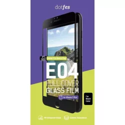   iPhone 6 Plus / 6S Plus (5,5") előlapi üvegfólia, 3D, fehér, Dotfes E04