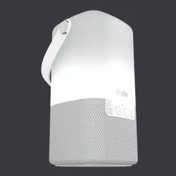 Bluetooth hangszóró + lámpa, 2.5W, fehér, Dotfes H05
