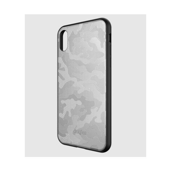 Dotfes G07 iPhone XR (6,1") ezüst terepmintás prémium hátlap tok