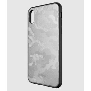 Dotfes G07 iPhone X XS (5,8") ezüst terepmintás prémium hátlap tok