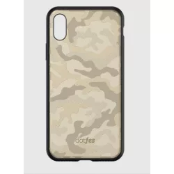   Dotfes G07 iPhone X XS (5,8") arany terepmintás prémium hátlap tok