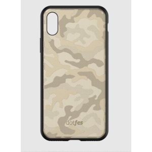 Dotfes G07 iPhone X XS (5,8") arany terepmintás prémium hátlap tok