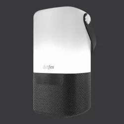 Bluetooth hangszóró + lámpa, 2.5W, fekete, Dotfes H05