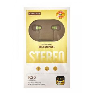 Letang LT-EJ-22 zöld stereo headset fülhallgató